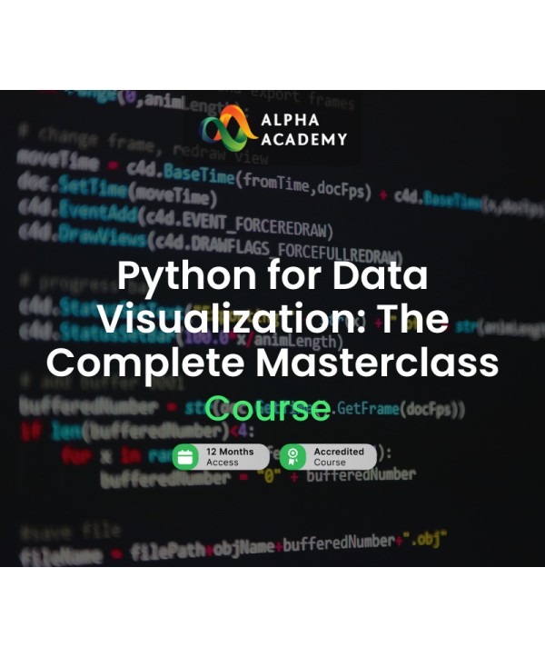 Python for Data Visualization: The Complete Masterclass Alpha Academy Code Key GLOBAL